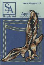 Opstrijk applicaties /  Strijk Patch Set /  Roofvogel /Formaat: 13.1 x 7.5 cm