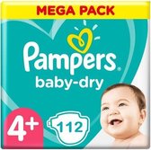 Pampers Baby-Dry Luiers - Maat 4+ - 112 stuks