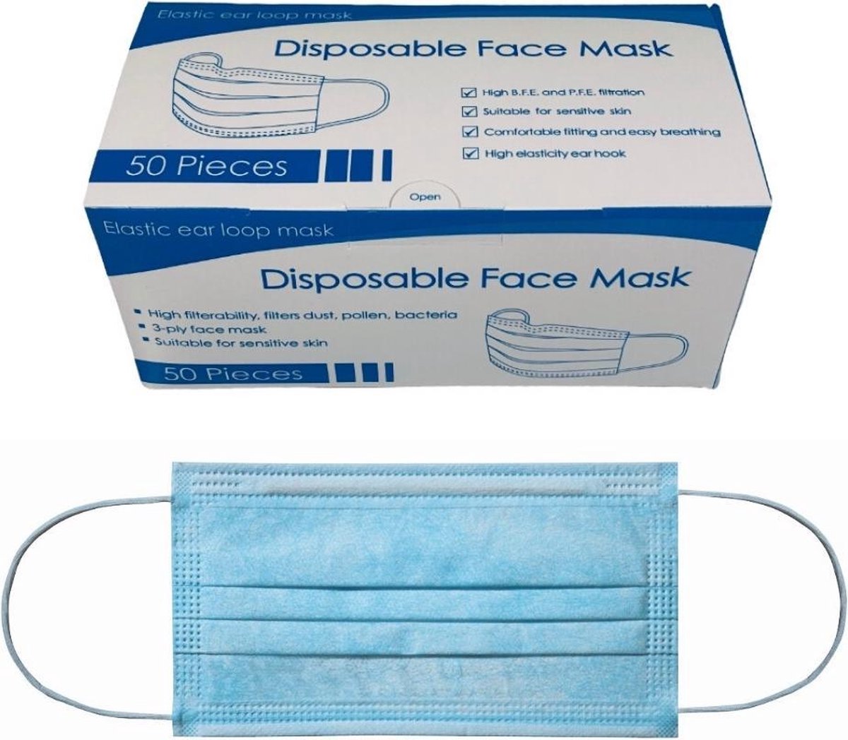 Disposable face mask non medical