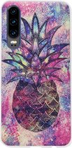 ADEL Siliconen Back Cover Softcase Hoesje Geschikt voor Huawei P30 - Ananas Kleur