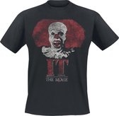 It (1990) Pennywise Clown Logo Mannen T-Shirt - Zwart -L