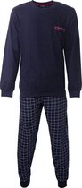 Paul Hopkins Heren Pyjama Navy Blauw geprint dessin PHPYH2806A Maten: M