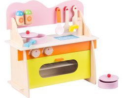 Marionette Wooden Toys Kinderkeuken uit Hout - Speelgoed Keuken met Accessoires - 10-delig