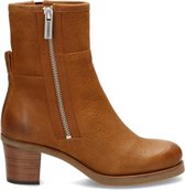 Shabbies 182020233 Shs0742 Enkellaarsjes - Enkelboots - Dames - Cognac - Maat 38