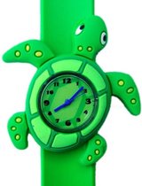 Schildpad horloge met een slap on bandje