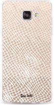 Casetastic Samsung Galaxy A5 (2016) Hoesje - Softcover Hoesje met Design - Snake Coral Print