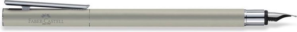 Faber-Castell vulpen NEO Slim roestvrij staal mat, punt F