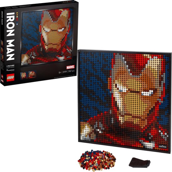 LEGO Art Marvel Studios Iron Man - 31199 - LEGO