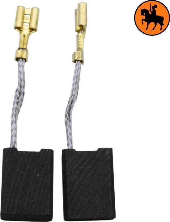 Jeu de balais de charbon pour Bosch GWS 23-230 J - 6,3x16x22mm
