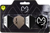 XQ Darts - Michael van Gerwen - darts flights - 4 sets darts flights - black/grey edition - dart flights - Michael van gerwen darts flights