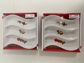 Tapas serviesset: decoratieve serveerschalen - set van 2 stuks (aardewerk)