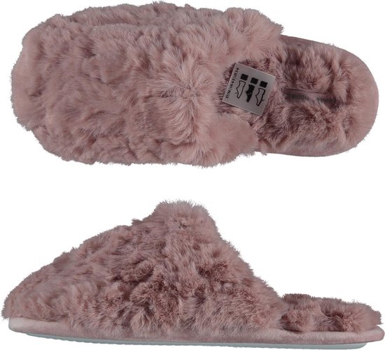 Sloffen - Pantoffels dames - Pantoffels - Sloffen dames - Instap sloffen - Zacht - Roze - Maat 37/38