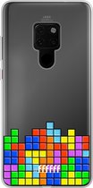 6F hoesje - geschikt voor Huawei Mate 20 -  Transparant TPU Case - Tetris #ffffff