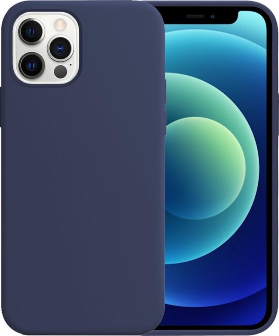 Coque en Siliconen iPhone 12 Pro Max Case - Blauw foncé