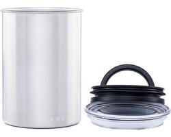 foto van M. Planetary Design - Airscape - Koffiebonen - Voorraadpotten - Lucht dicht - Koffie - Staal - Geborsteld staal - 500 gram