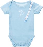 Baby de Luxe Rompertje k/m licht blauw 6-9 mnd