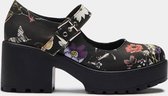 Koi Footwear Tira Floral Mary Janes Pumps Zwart