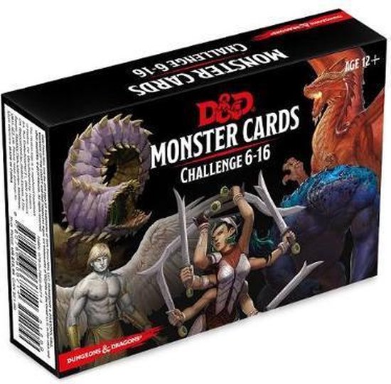 Thumbnail van een extra afbeelding van het spel Dungeons & Dragons Spellbook Cards - Monsters 6-16 - D&d Accessory