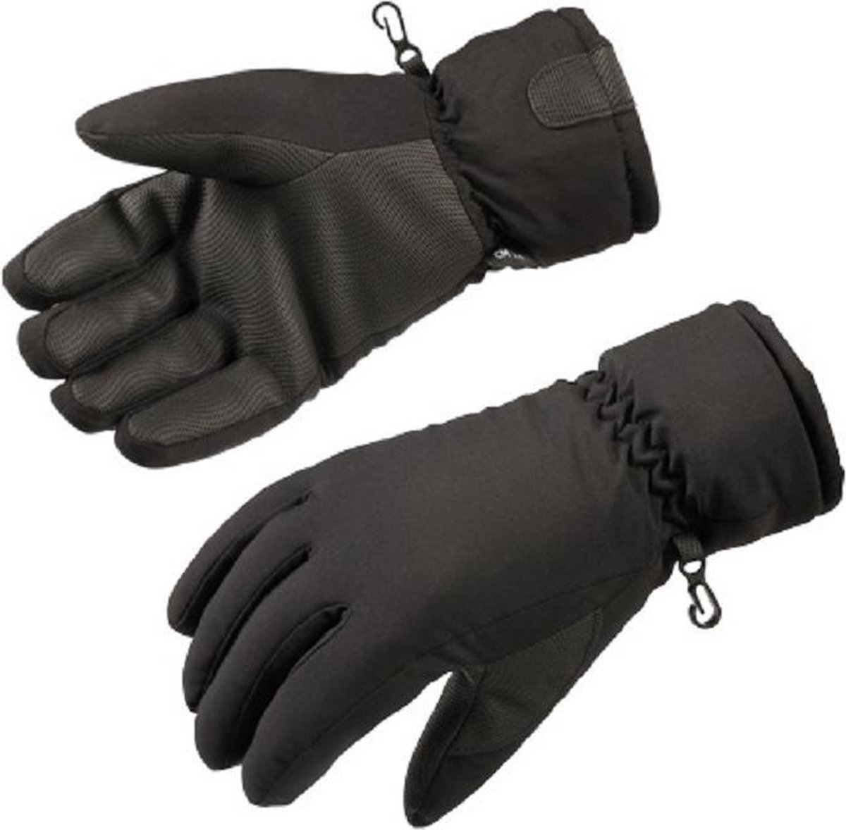 Fleece gevoerde heren handschoen, zwart, maat L
