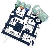 Mini Auto speelkleed  baby's peuters meenemen 33 cm x 28 cm