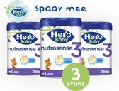 Hero Nutrasense SensiSoft Peutermelk 3 - Flesvoeding vanaf 1 jaar - 3 x 700 gram - met Melkvet - Palmolie Vrij