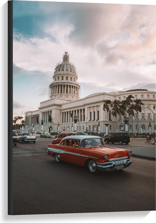 Canvas  - central Park- Havana - 60x90cm Foto op Canvas Schilderij (Wanddecoratie op Canvas)