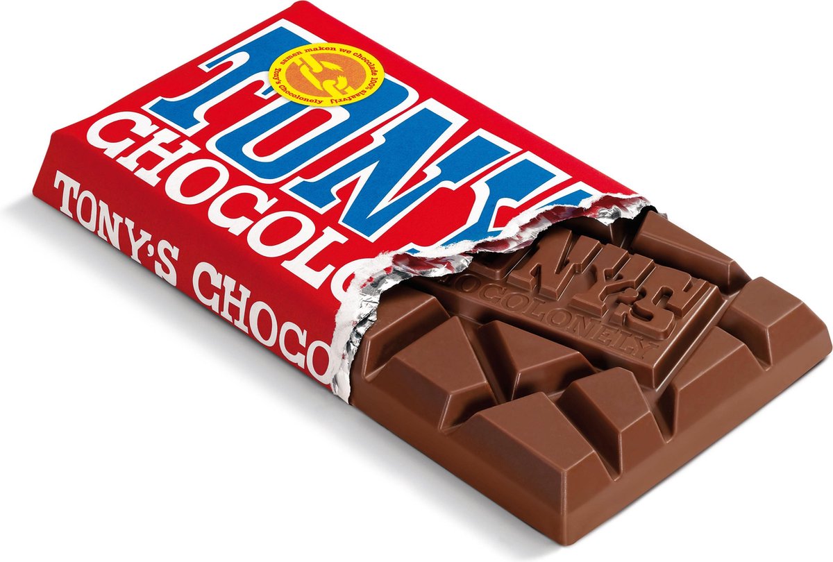 Melk Chocolade Reep - Melkchocolade Reep - 180 gram van Tony's Chocolonely — cadeau in Eten & Drinken - foto 3