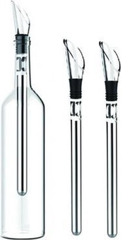 Magnani - Wijnkoeler Stick - Winechiller - Set van 2 - Met Schenktuit - RVS - Magnani
