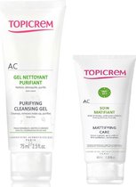 Topicrem - Ac Set (Sensitive And Oily Skin)