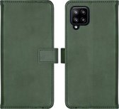 iMoshion Hoesje Geschikt voor Samsung Galaxy A42 Hoesje Met Pasjeshouder - iMoshion Luxe Bookcase - Groen