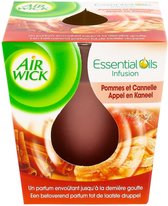 Aimes - Air Wick - Essential Oils - Geurkaars - Appel en Kaneel - 105 gram - 35 branduren