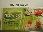 Pickwick Groene thee variatiebox - multipak 10x 20 zakjes