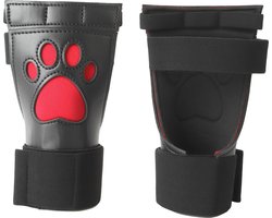 Banoch | Perrito Mittones - dog paws - PU Leer - rood Voetje - puppy play