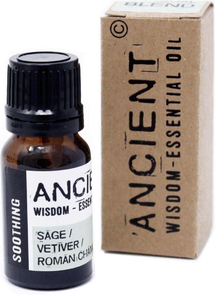 Goedkoopste Geestelijke Rust - Etherische Olie Mix - 10ml - Romeinse Kamille, Salie & Vetiver
