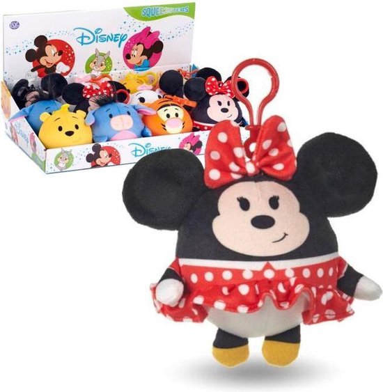 Peluche boule anti-stress Disney Minnie Mouse - 10 cm