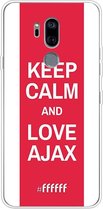 LG G7 ThinQ Hoesje Transparant TPU Case - AFC Ajax Keep Calm #ffffff