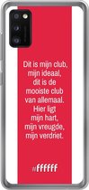 Samsung Galaxy A41 Hoesje Transparant TPU Case - AFC Ajax Dit Is Mijn Club #ffffff
