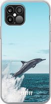 iPhone 12 Pro Max Hoesje Transparant TPU Case - Dolphin #ffffff