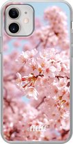 iPhone 12 Mini Hoesje Transparant TPU Case - Cherry Blossom #ffffff