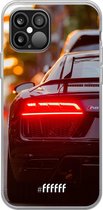 iPhone 12 Pro Max Hoesje Transparant TPU Case - Audi R8 Back #ffffff
