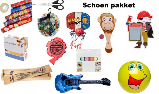 Cadeaupakket - Sintpakket - Cadeauset - Sinterklaas feest schoen kado  pakket jongen-... | bol.com