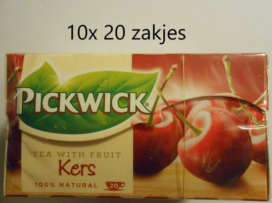 Namaak Harmonisch kin Pickwick thee - Kers - multipak 10x 20 stuks | bol.com