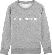 Sweater Croque Monsieur Heather Grey 3-4 jaar