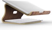 Laptopstandaard | Notebookstand | Toetsenbord Houder | 11-19 inch | Stevig | Hout | Antislip