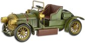 Groene oldtimer - Beeld - Tinnen model - 15,7 cm hoog