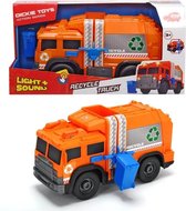 Dickie Toys Recycleer Truck - Vuilniswagen - 30 cm - Licht en Geluid - Speelgoedvoertuig
