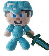 Minecraft knuffel – Steve – Pluche – met zwaard