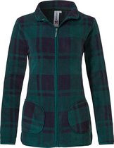 Mix & match polar fleece jacket 'sporty checks'