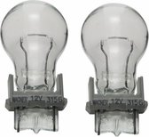 2 stuks Amerikaanse lamp, enkele functie, kleur wit, nummer 3156 3056LL 12 volt 21w