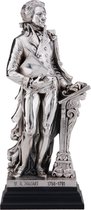 Zilveren Standbeeld Mozart 27 cm